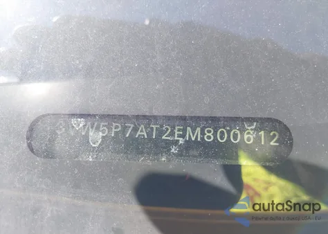 2014 Volkswagen Beetle 2.5L из США, поврежденный, VIN 3VW5P7AT2EM800612